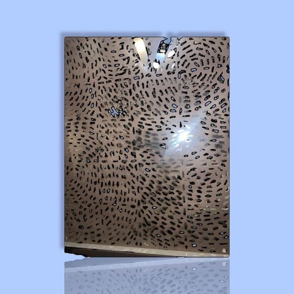 HUGE Framed Wall Decor Cork Art 5' x 4' Unique Pattern Under Glass ~ Gorgeous! - Picture 5 of 10